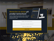 Tablet Screenshot of pegasreal.cz